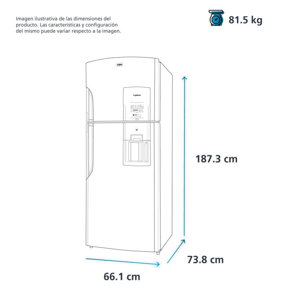 Refrigerador IO MABE ROS510IIMRX0