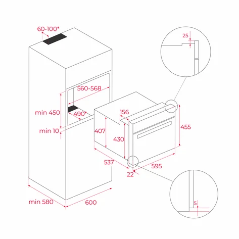 Fatima Horno Teka Compacto HLC 84-G1 C BM 