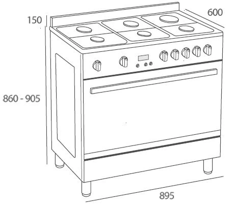 Fatima Estufa Teka FS3RS965GXL