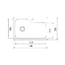 Fatima Fregadero Teka Dual Mount DM 33.22 2C 9" 