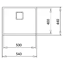 Fatima Fregadero Submontar Teka BE LINEA RS15 50.40