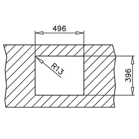 Fatima Fregadero Submontar Teka BE LINEA RS15 50.40