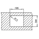 Fatima Fregadero Submontar Teka BE LINEA RS15 50.40