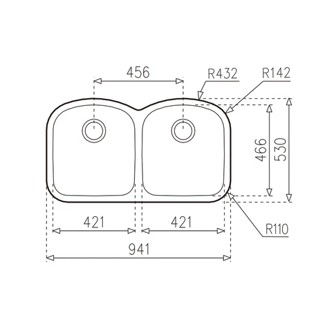 Fatima Fregadero de Submontar Teka BE 2C D 940 (TU 37.20)