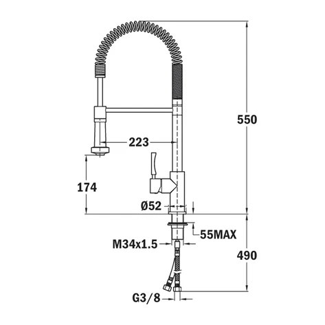 Monomando Teka INX 939 