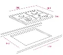 Parrilla de Gas Teka EH 60 4G AI TR H. FUND